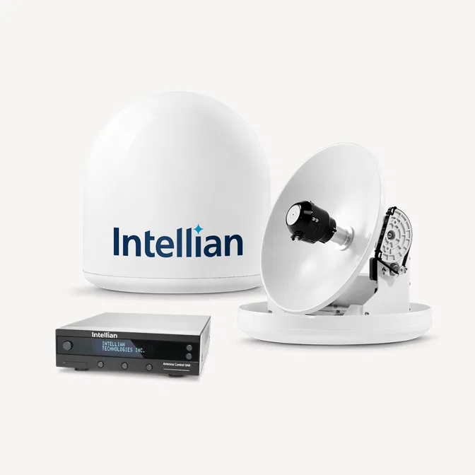 B4-209SS – INTELLIAN Satellite TV System, Compatible With Ku-Band Satellite TV Service Signal Tracking In-Motion And ...